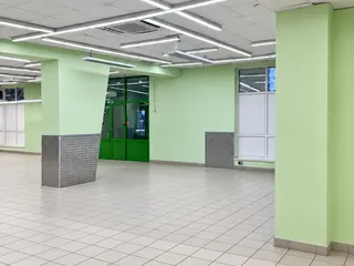 Мятный интерьер с зелёными дверями